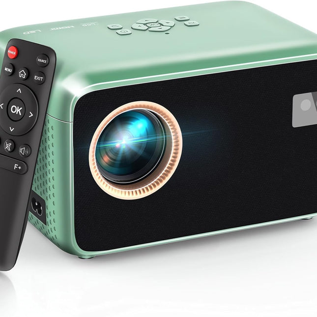 Projector with Wifi and Bluetooth, Native 1080P Portable Mini Projector 4K Support, Electric Focus & Auto Keystone