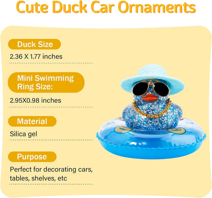 Blue Rubber Duck Dashboard Ornament with Accessories - photo 4