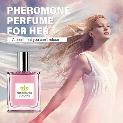 Pheromone Perfume for Woman, Elegant Floral Perfumes for Women, Long Lasting Womens Perfume with Enhanced Purity for Mood Support & Charisma, Romantic Date Night & Daily Social Scent
