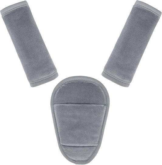 3-Piece Dinosaur Baby Strap Pad Set for Car Seat, Stroller, Pushchair and High Chair