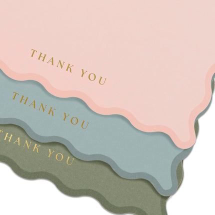 Thank You Cards Set of 30 with Envelopes and Stickers
