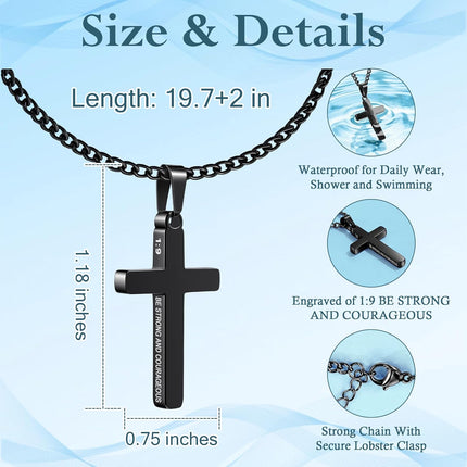 Sereney Cross Necklace, First Communion Gifts 8th 9th 13th Birthday Gifts for Toddler Kids Teen Boys Girls, Baptism Gift Mustard Seed Jewelry as Rcia Christian Religious Necklace for Son Daughter