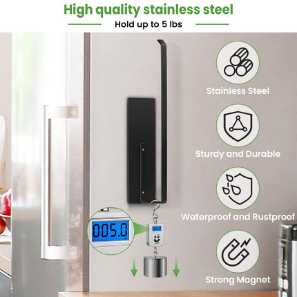 Portarrollos de papel magnético para refrigerador, soporte de pared para rollos de papel higiénico, organizador magnético para baño, despensa, RV y cocina
