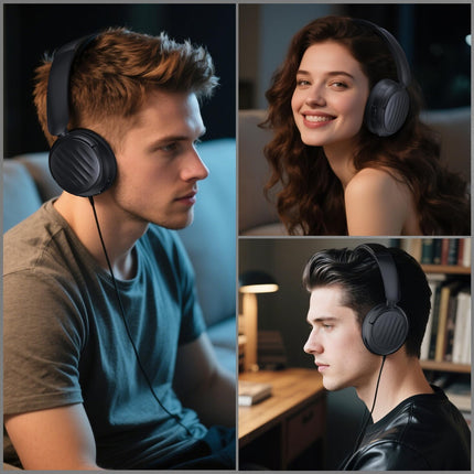 Audífonos Bluetooth, audífonos over ear con cancelación activa de ruido híbrida