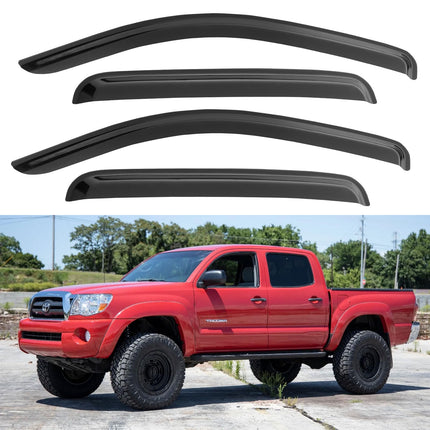 Window Visors Rain Guards for 2017-2026 Ford F250-F550 Super Duty Crew Cab