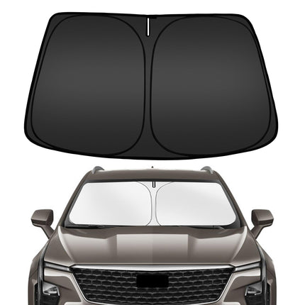 Windshield Sun Shade for Chevy Silverado/GMC Sierra 1500 2500 3500 2019-2025 2026, Custom Fit Foldable Front Window Sunshade Sun Visor Protector, Block UV Rays Keep Your Car Cooler