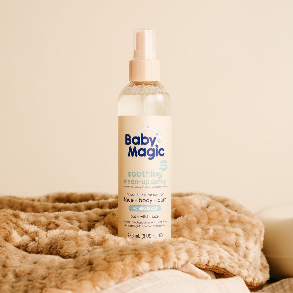 Soothing Clean-Up Spray, Vanilla & Oat, Hypoallergenic, 8 oz - photo 4