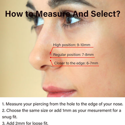 Double Hoop Nose Ring for Single Piercing,14K Gold Filled/Sterling Silver/Rose Gold Nose Ring for Women,20g / 22g Spiral Twist Nose Ring,6mm/7mm/8mm