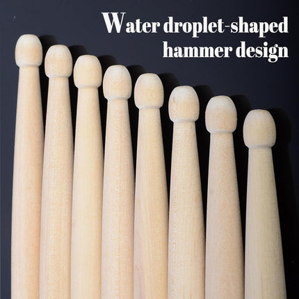 Drum Sticks Kids,5A Drumsticks for Drums,Oval Wood Tip Non-slip(1 Pair)