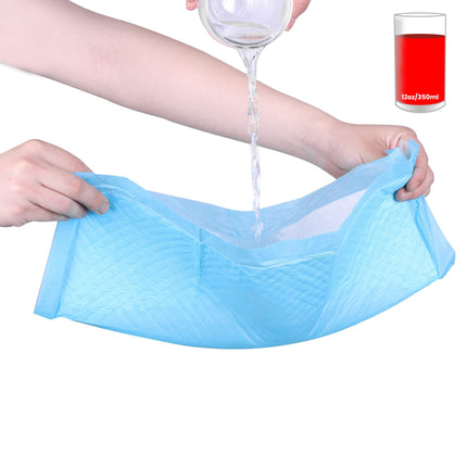 (100 Tapetes) Tapetes de Entrenamiento para Baño de Mascotas Ultra Absorbentes 18" x 13" Tecnología de Bloqueo de Humedad que Convierte Líquido en Gel - para Conejos y Cobayos