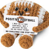 Positive Football Crochet Collectible Gift