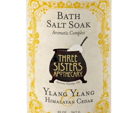 Three Sisters Apothecary 20 oz. Bath Salt Soaks (Lavender and Chamomile with Arnica)