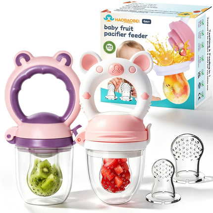 Baby Solids/Frozen Fruit Feeder Pacifier, Infant Teether Toy 4M+, BPA-Free Silicone Pouch & Nipple - photo 8