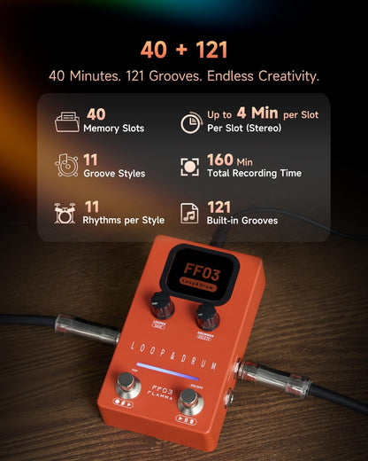 Looper Pedal Drum Machine for Guitar and Bass - photo 2