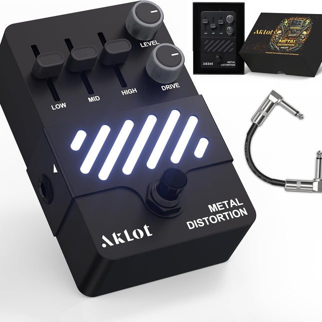 Metal Distortion Guitar Pedal: Crushing High-Gain Riffs to Searing