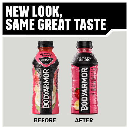 BODYARMOR Sports Drink, Blue Raspberry, Electrolyte Drink Hydration, 12 Fl Oz Bottles (8 Pack), Flavored Coconut Water with B Vitamins & Antioxidants