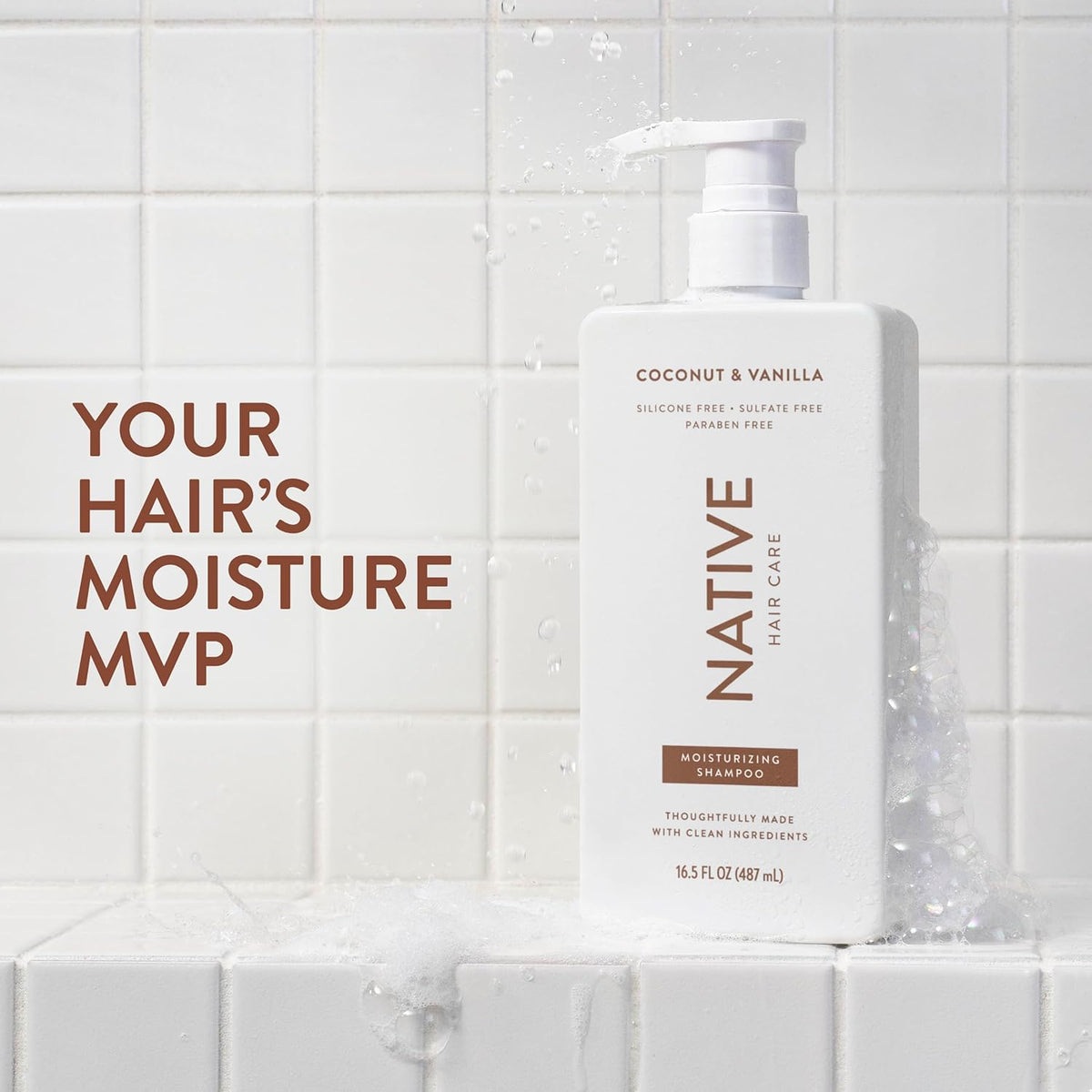 Coconut & Vanilla Shampoo and Conditioner Set, Sulfate & Dye Free, 2-Pack - photo 2
