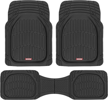 Black Deep Dish All-Weather Trim-to-Fit Floor Mats