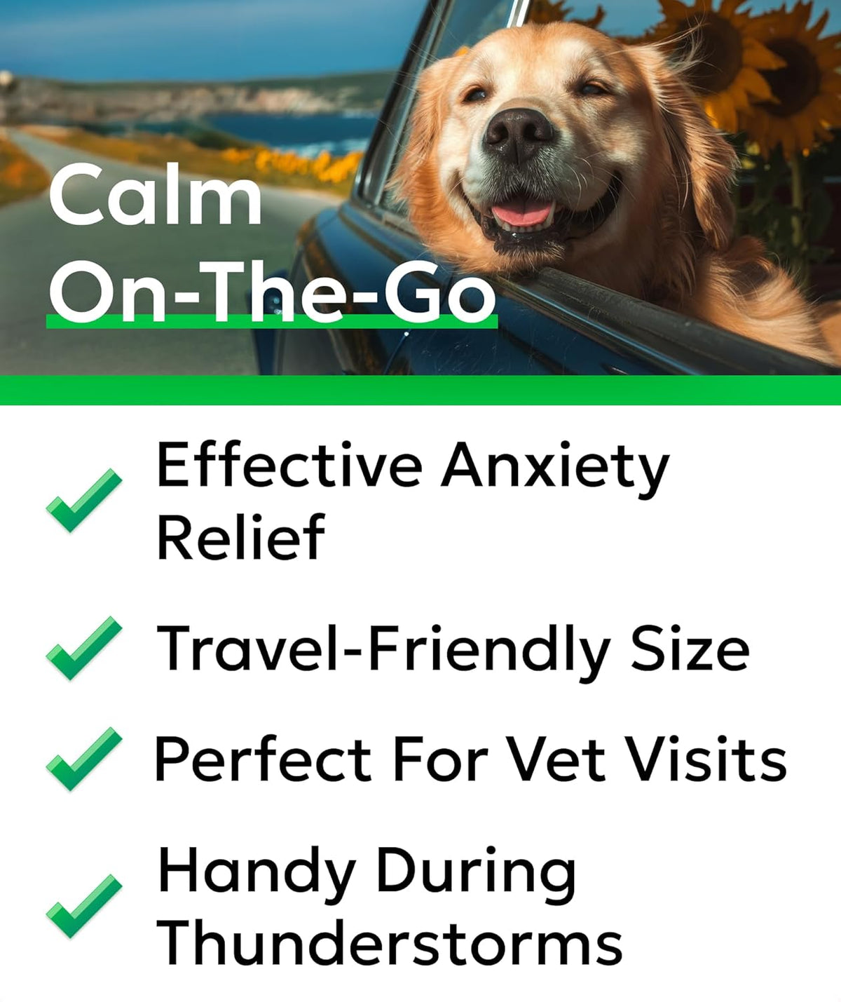 Advanced Calming Hemp Treats for Dogs - Hemp Oil + Melatonin - photo 2