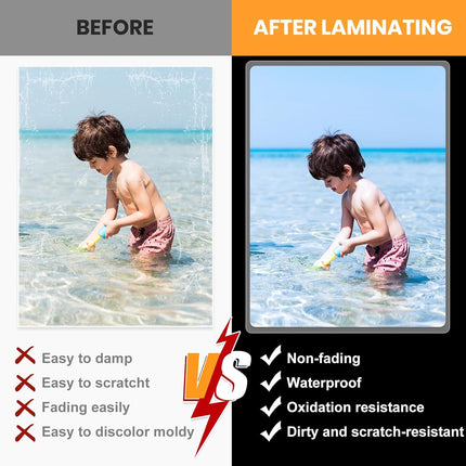 600 Pack 3 Mil Laminating Sheets, Holds 8.5 x 11 Inch Sheets,9 x 11.5 Inches Thermal Laminating Pouches for Laminator, Clear, Letter Size, Office and School Supplies