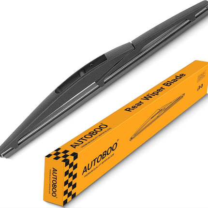 AUTOBOO 10 Inch Rear Wiper Blade Replacement for Honda HRV 2022-2016 CRV 2023-2025 Mitsubishi Outlander Sport 2022-2011 Leaf QX80 QX56-BACK Windshield Wiper Blade -Original Factory Quality (Pack of 1)