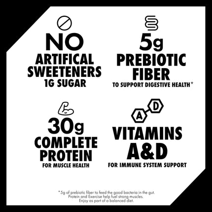 Oikos Protein Shake, Chocolate, 30g High Protein Drinks, Shelf Stable, Ready to Drink, 5g Prebiotic Fiber, 12 fl oz Bottle, 4 Count