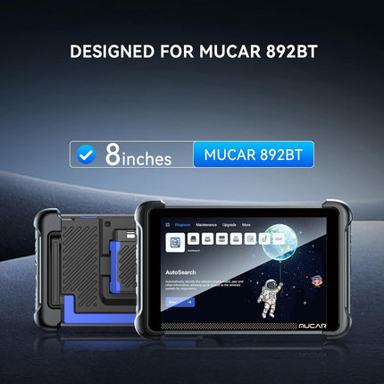 mucar Tempered Glass Screen Protector 892BT Scanner - 9H Hardness, HD Clarity, Anti-Scratch & Easy Installation