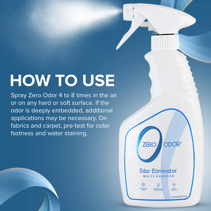 Eliminador de olores multiusos, desodorizante para telas y ambientes, 16 oz
