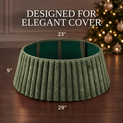Christmas Tree Collar - Modern 29" Velvet Tree Ring