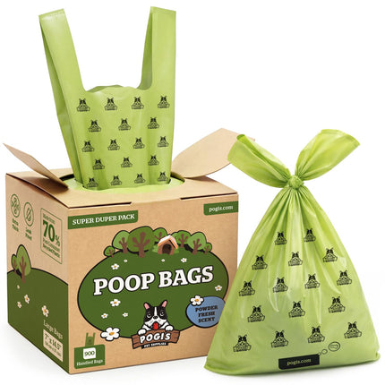 Large Dog Poop Bags with Handles, Fresh Scent, Extra Thick, 300 Bags - photo 9