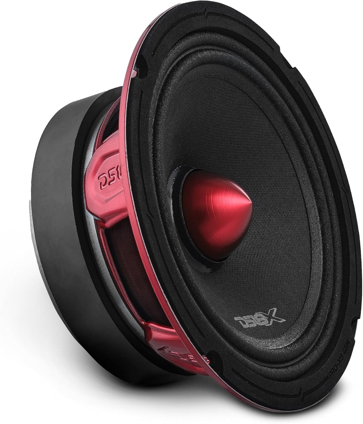 6.5-Inch Midrange Loudspeaker with Red Bullet, 4 Ohm