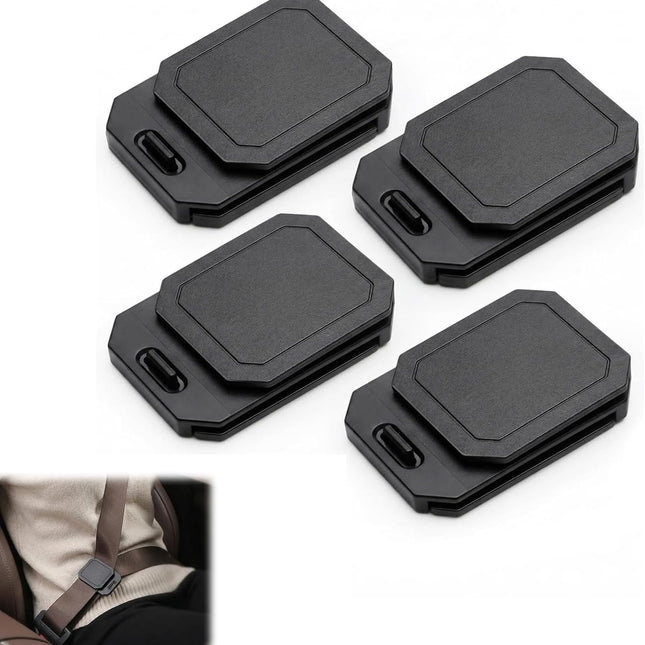 4Pcs Seat Belt Comfort Pad Clips for Shoulder & Neck Relief