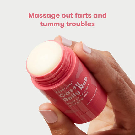 Gassy Belly Rub | Infant Gas Relief | Baby Gas Relief Rub for Belly Massages Made with Natural Oils