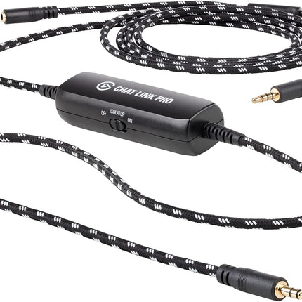 Elgato Chat Link Pro - Audio Adapter, for PS5, PS4, Nintendo Switch, Capture Voice Chat, Gameplay Sound, Extra Long Cable