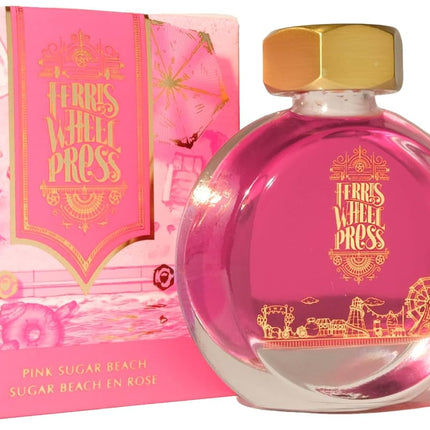 Ferris Wheel Press Fountain Pen Ink | Everyday Ink Collection | Hot Pink with Electric Blue Shimmer | 38ml