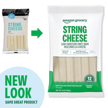 Amazon Grocery, String Cheese, 12 Oz, 12 Ct