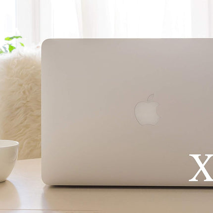 Chi Omega Greek Sorority Sticker Decal, 2.5 Inches Tall, White