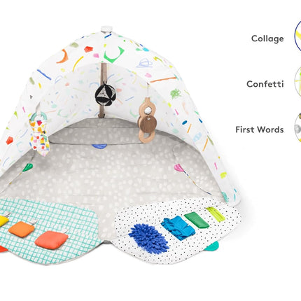 LOVEVERY, Play Space Cover (Collage), Limited Edition for Play Gym, Cozy Hideaway and Toddler Fort