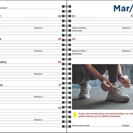 The Complete Runner's Day-by-Day Log 2027 Planner Calendar