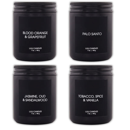 Jasmine, Oud & Sandalwood Scented Soy Blend Jar Candle, 9 Oz.