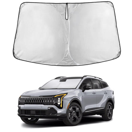 Car Front Windshield Sun Shade, Foldable Window Shade for SUVs