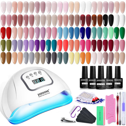 36 PCS Gel Nail Polish Set-32 Colors Gel Polish Kit Base Coat Glossy Matte and Glitter Top Coat Nail - photo 19