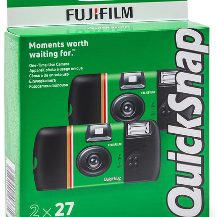 Fujifilm QuickSnap Flash 400 One-Time-Use Camera - 2 Pack