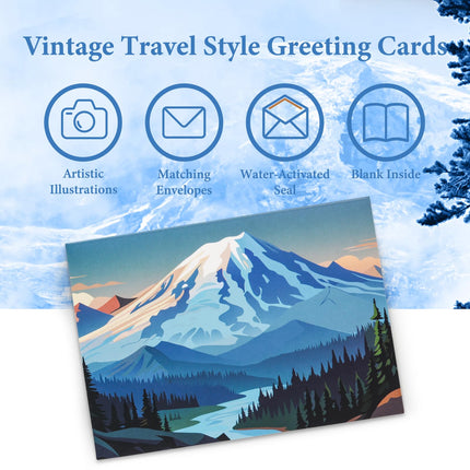 48 Pack Blank Cards National Parks Blank Greeting Cards and Envelopes