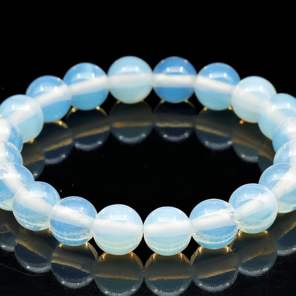 Natural Gemstone Beaded Stretch Bracelet for Men & Women | Handmade 8mm Stone Jewelry | Zodiac Chakra Elastic Bracelet | Meaningful Gift Collection