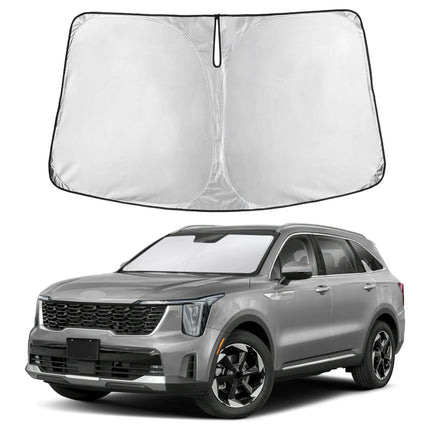 Car Front Windshield Sun Shade, Foldable Window Shade for SUVs