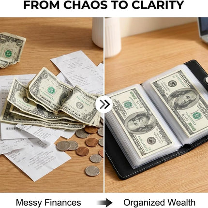 100 Envelope Savings Challenge Book with Password Lock, Money Savings Challenge, A5 Money Saving Budget Binder with Cash Envelopes, Fun to Reach Your Savings Goals (Black)