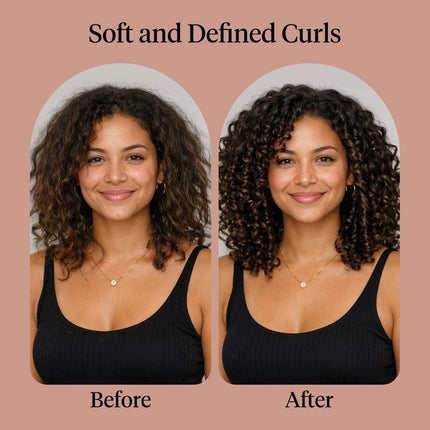 Kitsch Moisturizing Curl Cream for Curly Hair – Lightweight Curly Hair Products for Men & Women | Defines Curls, Controls Frizz & Boosts Shine | Hydrating Curling Cream - 5.3 oz