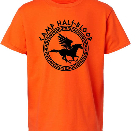 Youth Size Orange Camp Half Blood T-Shirt