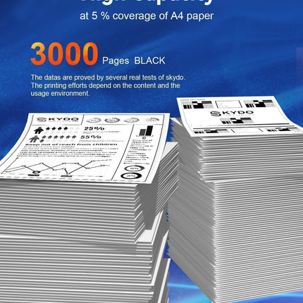 Skydo TN830XL Black High Yield Printer Compatible Toner Cartridge for TN830 TN-830 TN 830 XL Work for DCP-L2640DW HL-L2460DW HL-L2480DW MFC-L2820DW HL-L2400D HL-L2405W Printers (2 Packs)
